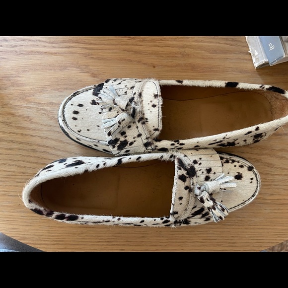 Iro Thasos Tasseled Printed Calf Hair Loafers - Picture 4 of 5